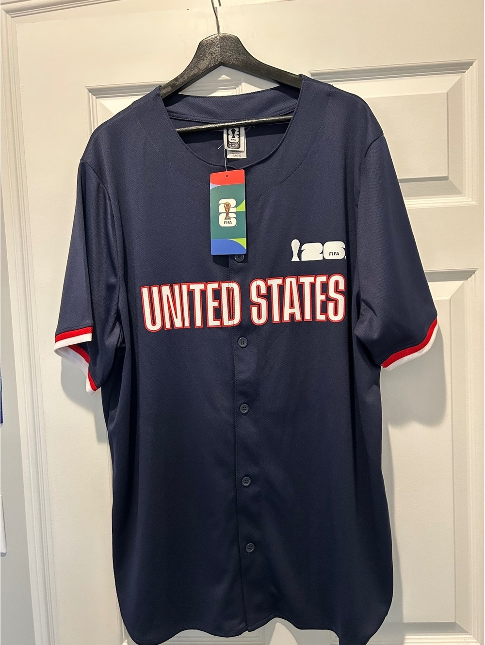 FIFA World Cup USA 2026 Official Licensed USA  Jersey XL